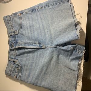 Garage boyfriend jean shorts